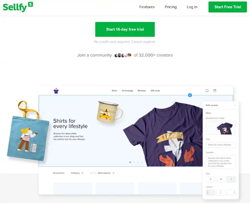 Sellfy - Sell Your Products Online Hassle-free