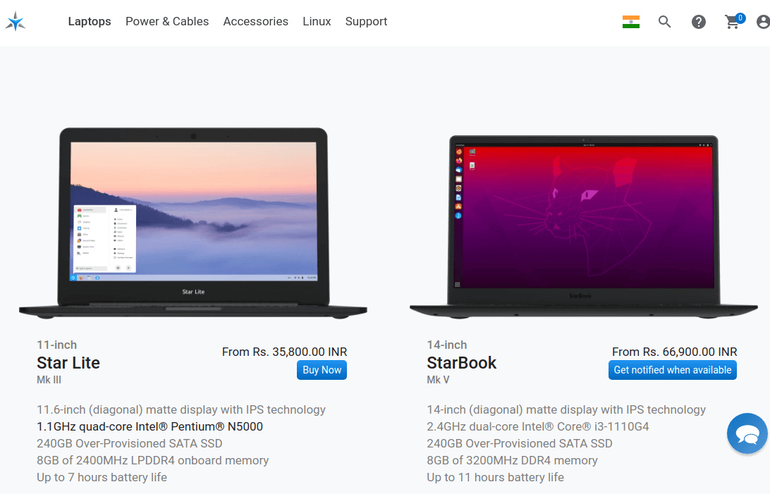 Starlabs Linux Laptops