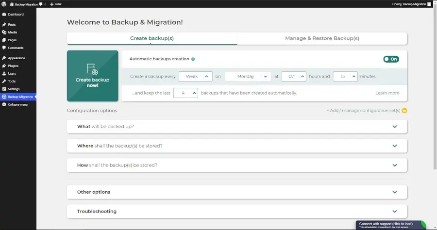 Backup Migration