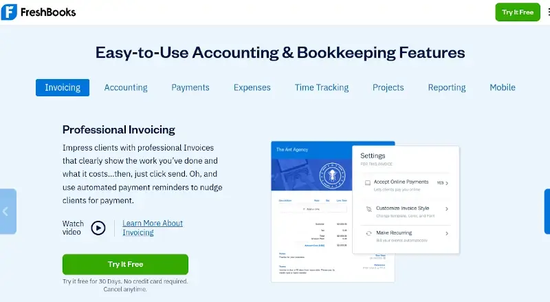 Freshbooks - Invoicing Plugin