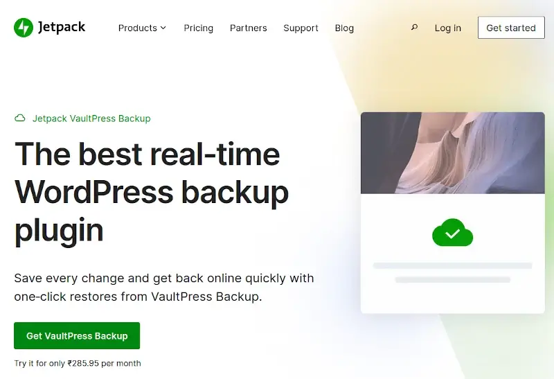 Jetpack VaultPress Backup