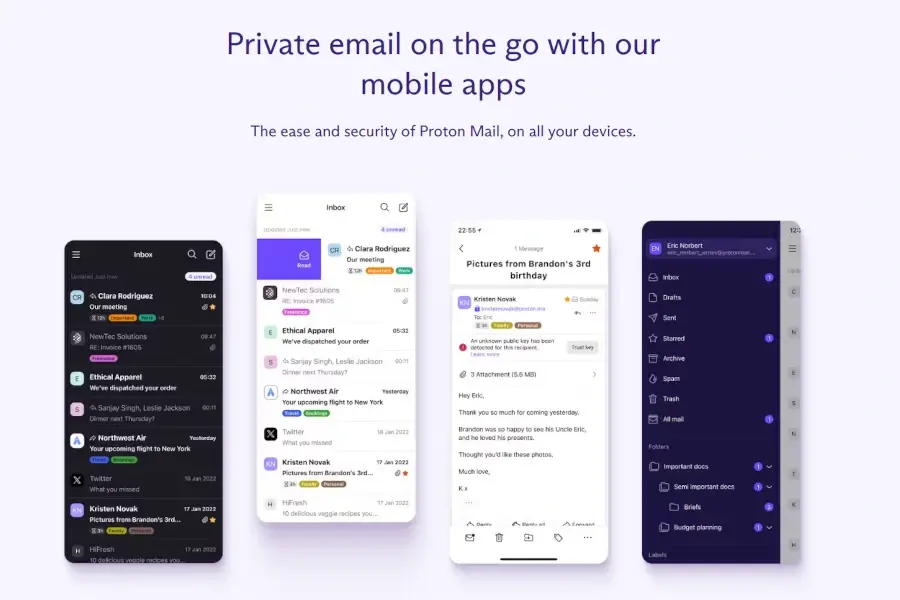 ProtonMail - Free Encrypted Email