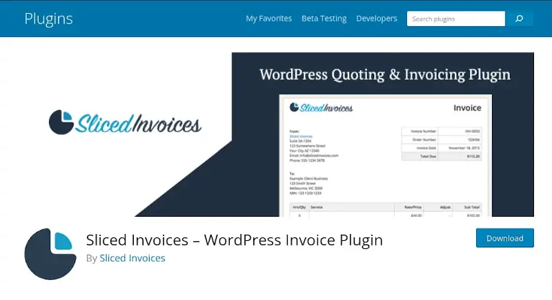 Sliced Invoices Plugin