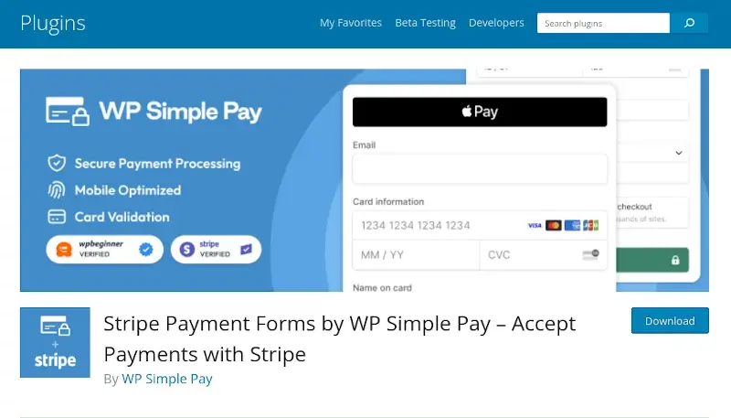 WP Simple Pay