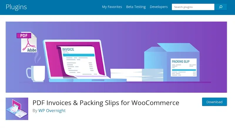 WooCommerce PDF Invoices