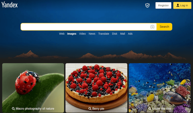Yandex Image Search