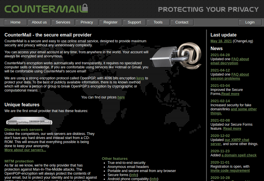 CounterMail - Protecting Your Privacy