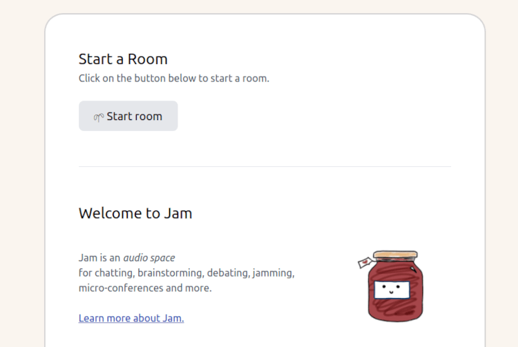 Jam - Audio Space Chat Room