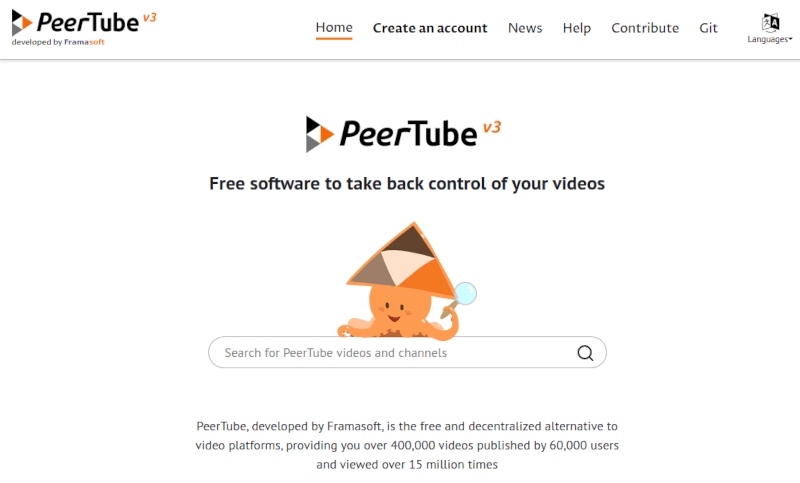 PeerTube - Social Network