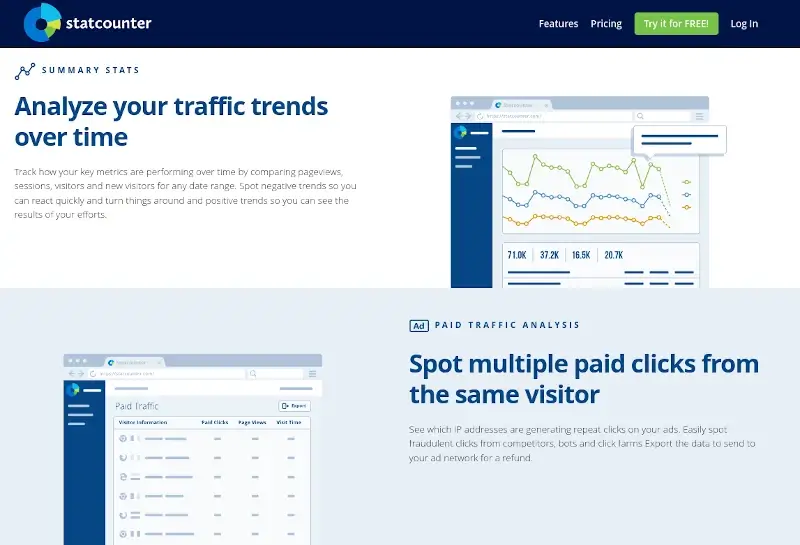 Statcounter - Web Analytics