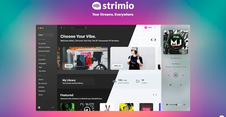 Strimio Media Player