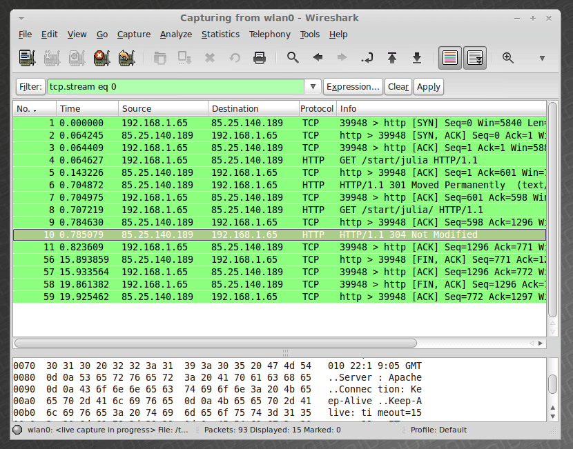 Wireshark - Linux Network Packet Analyzer