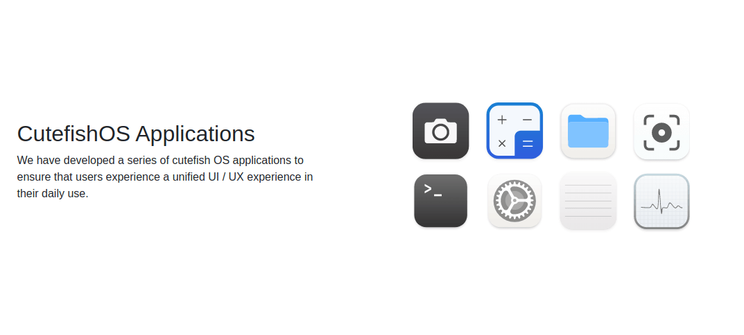 CutefishOS Apps