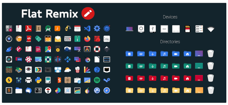 Flat Remix Icon Theme