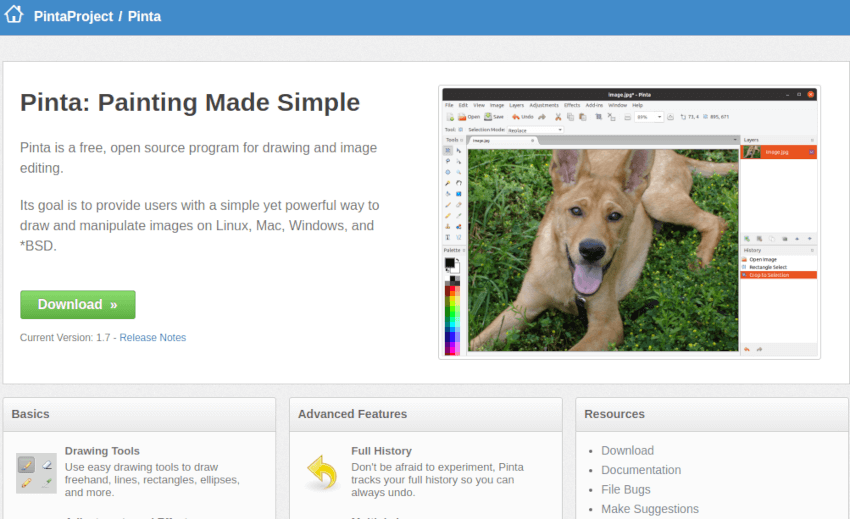 Pinta - Drawing and Image Editing Program