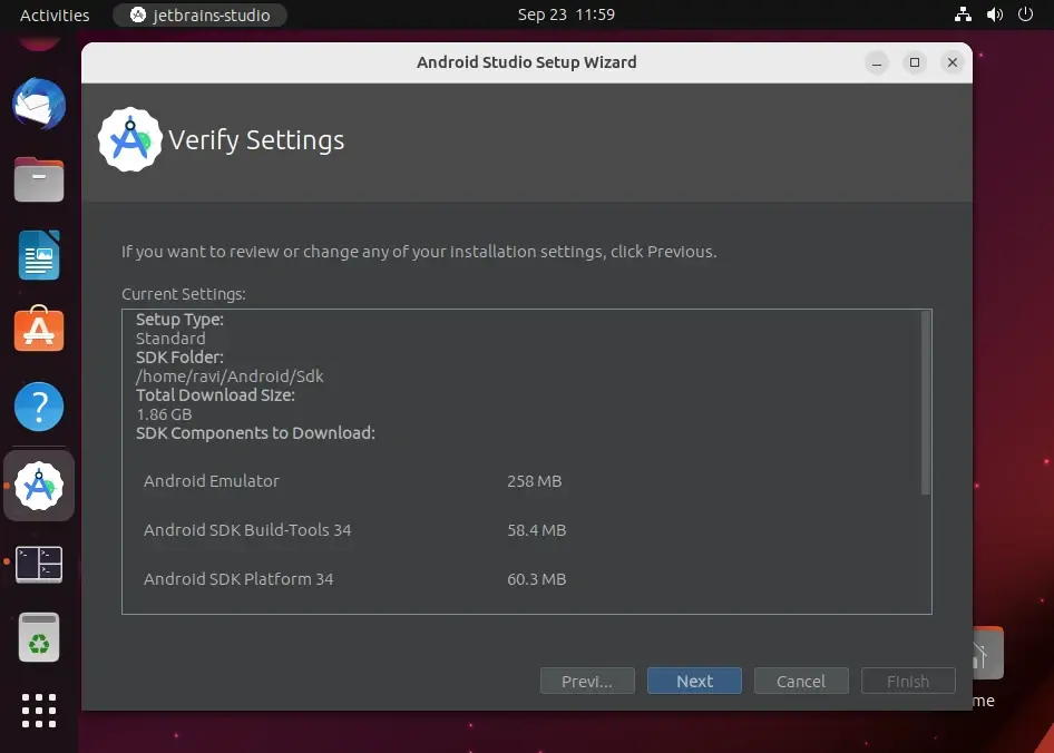 Android Studio Settings