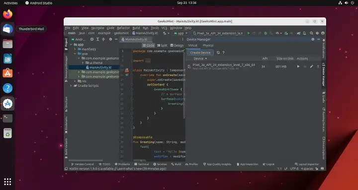 Install Flutter in Ubuntu