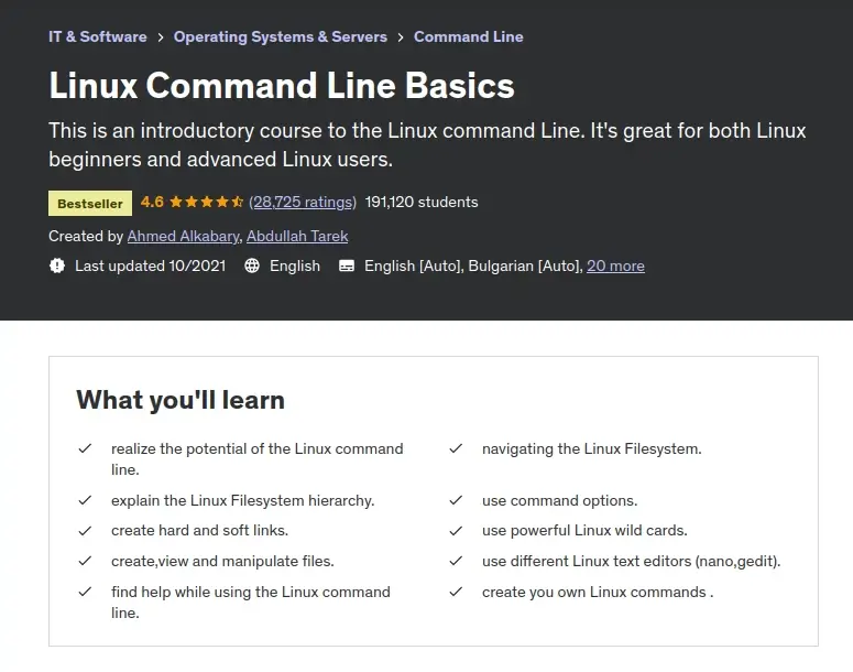 Linux Command Line Basics