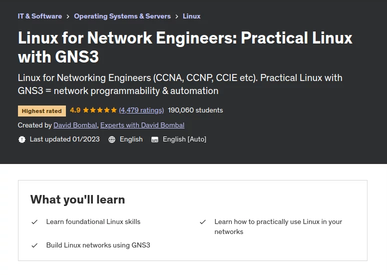 Linux for Network Engineers