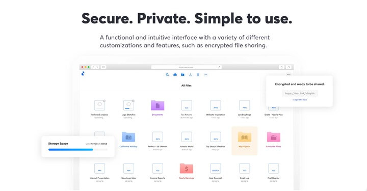 Internxt Secure Cloud Storage