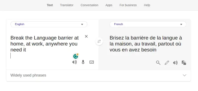 Bing Translator