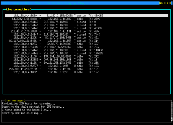 Ettercap - Network Security Tool 