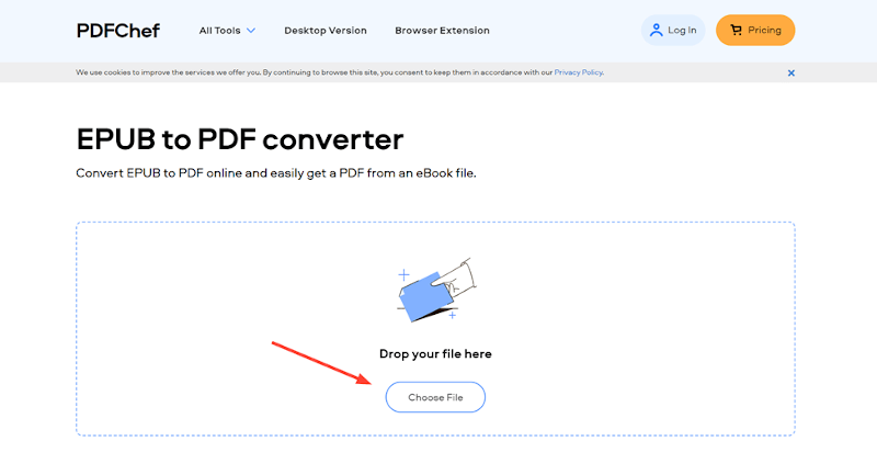 PDFChef - Online EPUB to PDF Converter