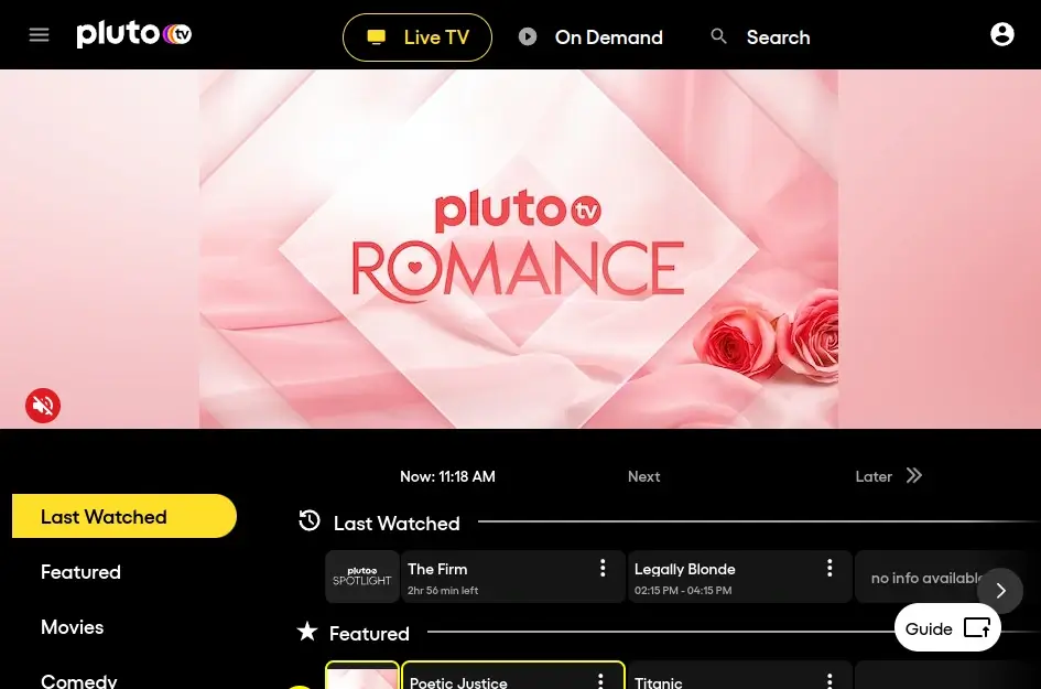 Pluto TV - Free Ad-Supported Streaming Service