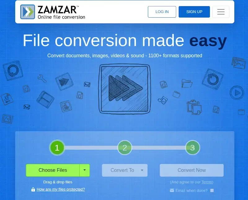 Zamzar - EPUB to PDF Converter