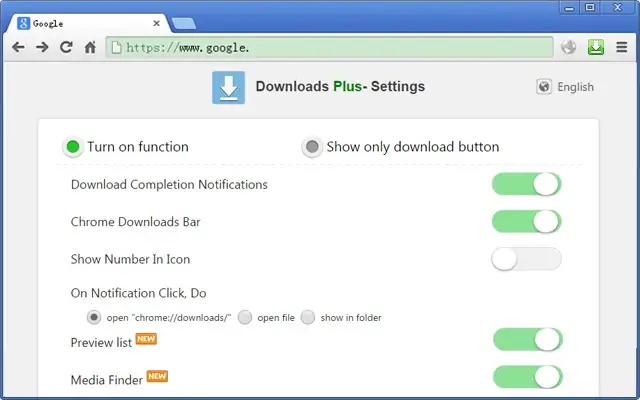 Download Plus Chrome Extension