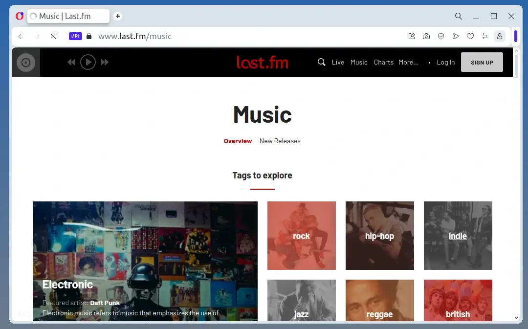 Last.fm Free Music