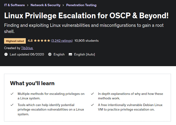 Linux Privilege Escalation for OSCP & Beyond