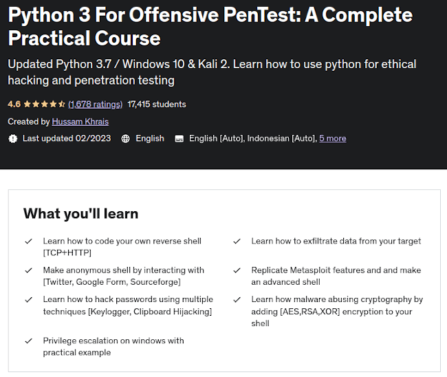 Python 3 For Offensive PenTest