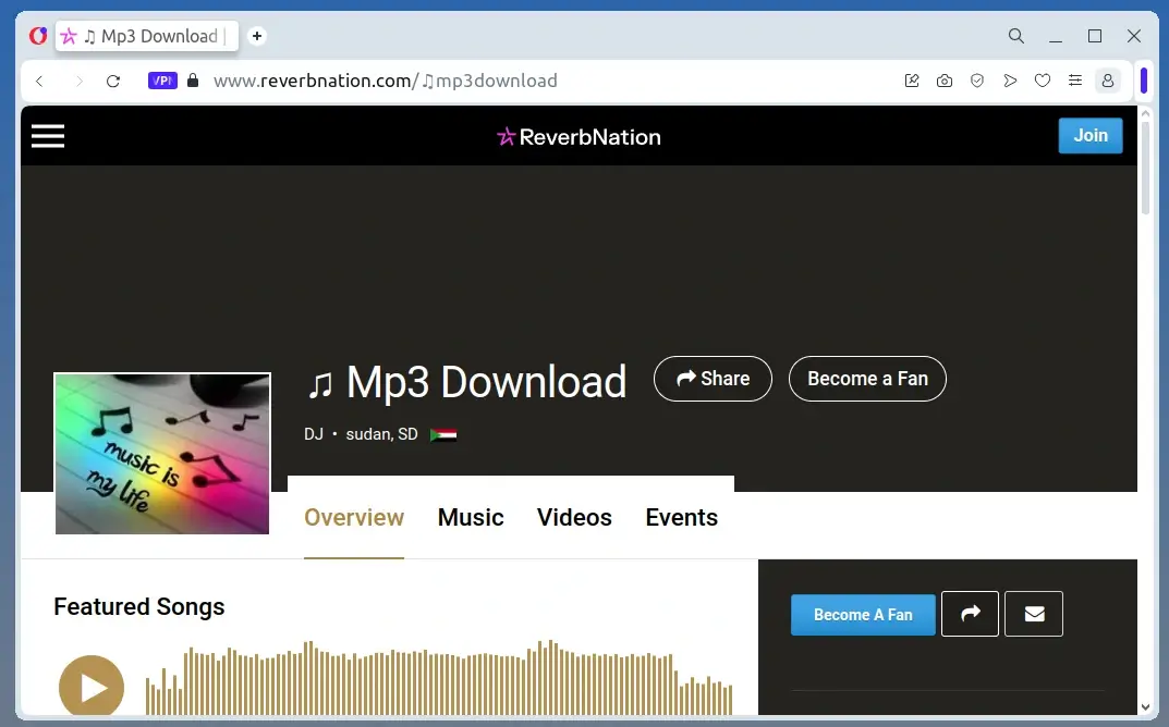 ReverbNation Free Music Download