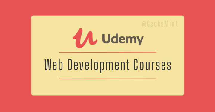 Udemy Web Development Courses