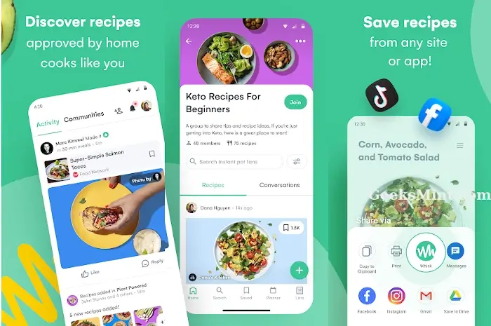 Whisk: Recipes and Meal Planner