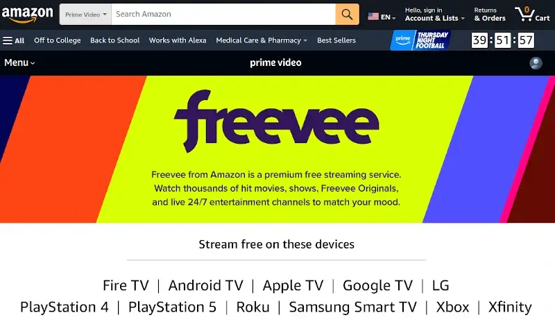 Amazon Freevee