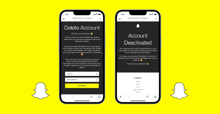 Delete Snapchat Account