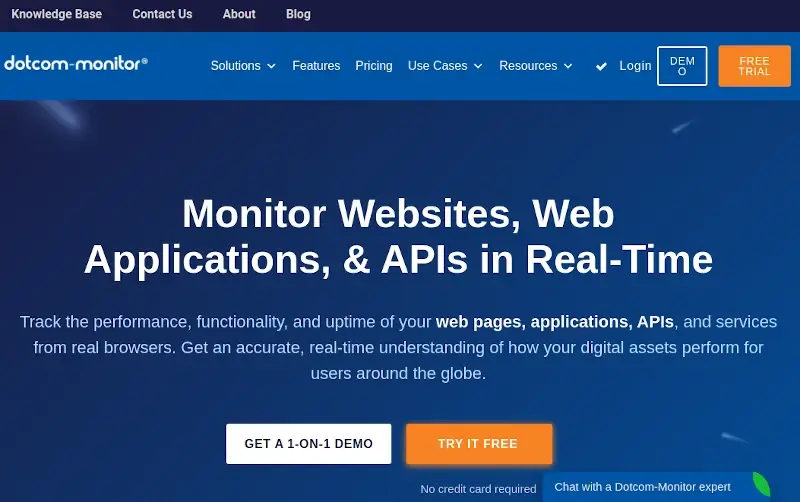 Dotcom-Monitor: Website Monitoring