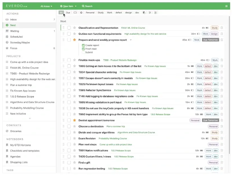 Everdo - Best GTD App