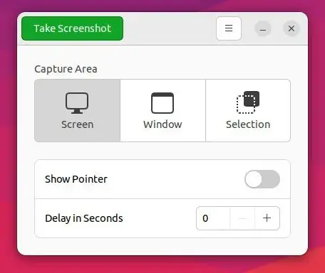 GNOME Screenshot