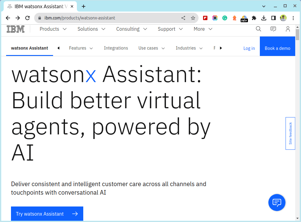 IBM Watsonx Assistant