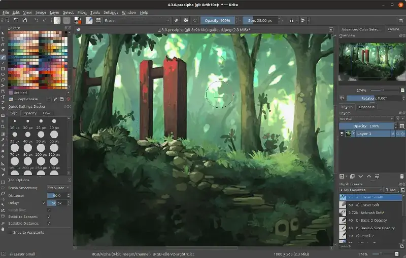 Krita - Raster Graphics Editor