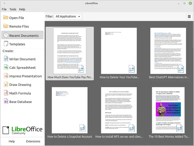 LibreOffice Suite