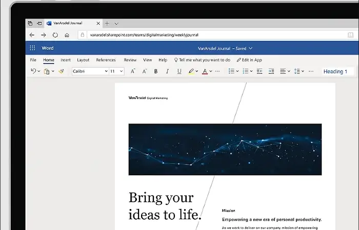 Microsoft Office Word Online