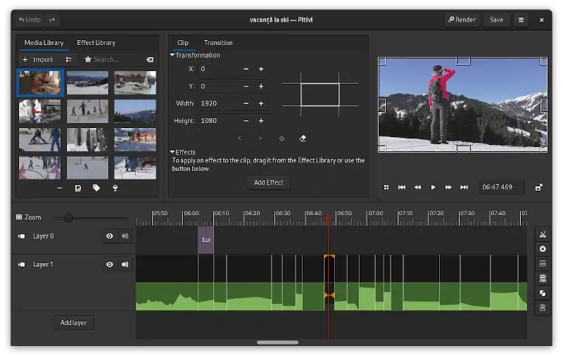 Pitivi - Open Source Video Editor