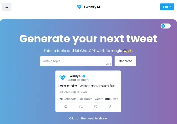 TweetyAI - Twitter Tool