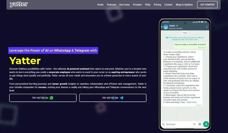 YatterPlus - Chatbots Tools