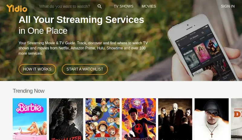 Yidio - Streaming Guide for TV Shows & Movies
