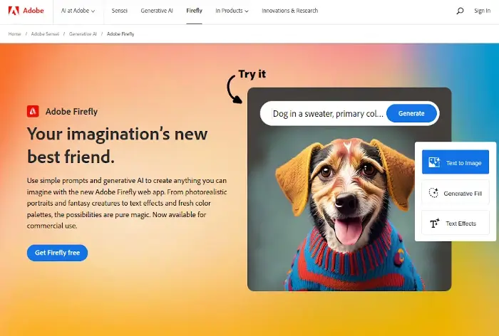 Adobe Firefly – Generative AI for Everyone